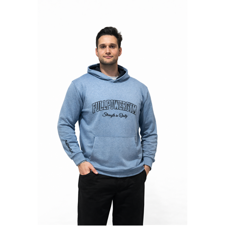 FULLPOWERGYM Y .MAVİ KAPŞONLU